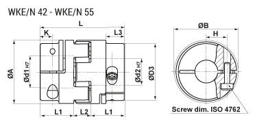 Klokopplingar WKEN 42-55