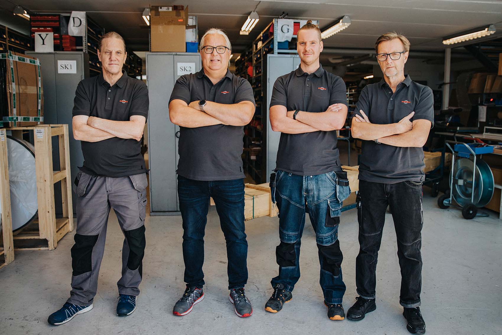 lagret Personal på lagret